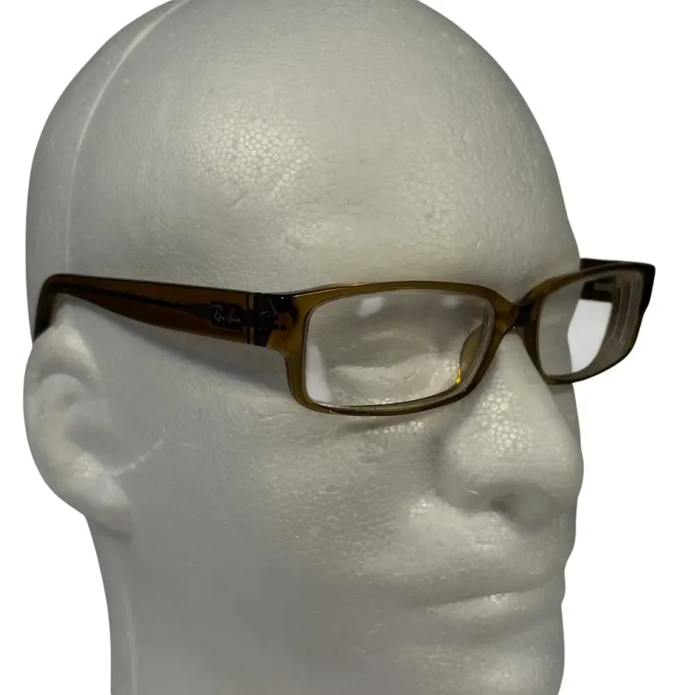 Ray Ban RB 5144 53-15 140 Brown Rectangular Eyeglasses *FRAMES ONLY* Womens